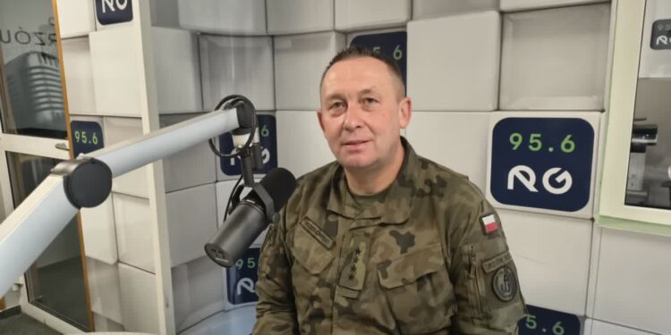 kpt. Tomasz Kozłowski, oficer prasowy 15. Lubuskiej Brygady Obrony Terytorialnej