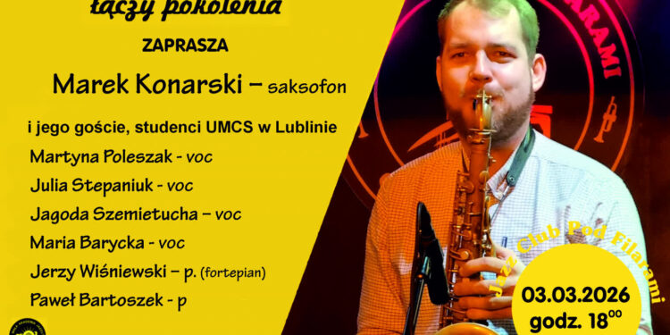 Mała Akademia Jazzu Łączy Pokolenia koncertujac ze studentami z Lublina