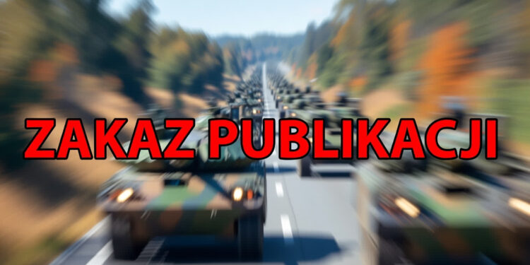 Nie publikuj zdjęć kolumn wojskowych!