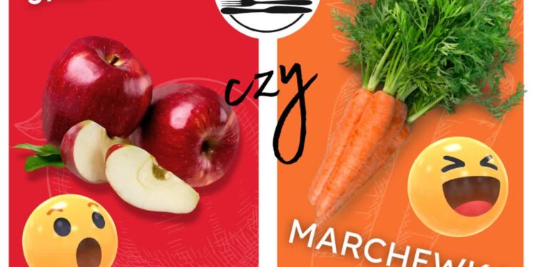 Marchew czy jabłko? Zagłosuj, nim spróbujesz!