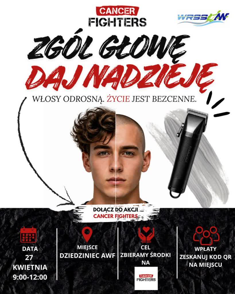 Studenci AWF-u zapraszają. Dołącz do akcji Cancer Fighters
