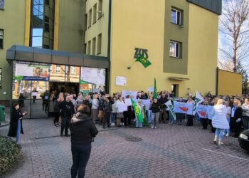 Pracownicy ZUS protestują także w Gorzowie