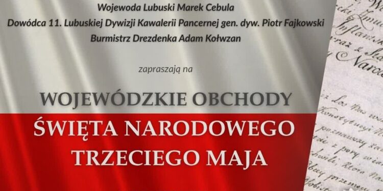 Wojewoda zaprasza do Drezdenka na obchody 3 maja