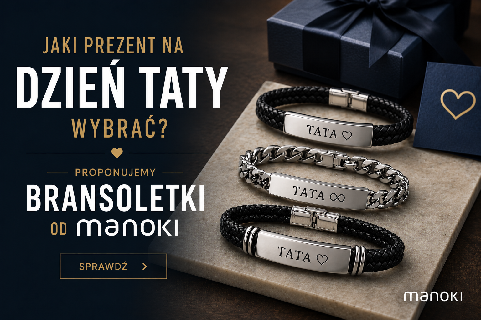 Jaki prezent na Dzień Taty wybrać? Osobisty poradnik prezentowy – podpowiada Manoki