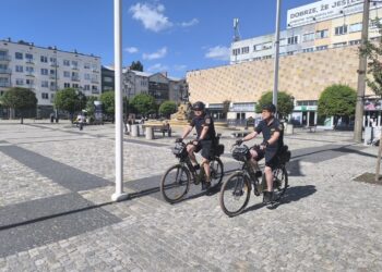 Straż Miejska wróciła na rowery. Patrole pojawiły się w centrum Gorzowa