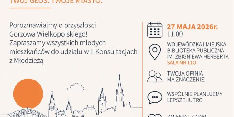 W środę konsultacje z gorzowską młodzieżą