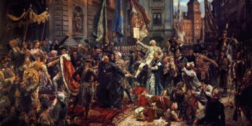Jan Matejko, „Konstytucja 3 Maja 1791 roku”. Fot. commons.wikimedia.org