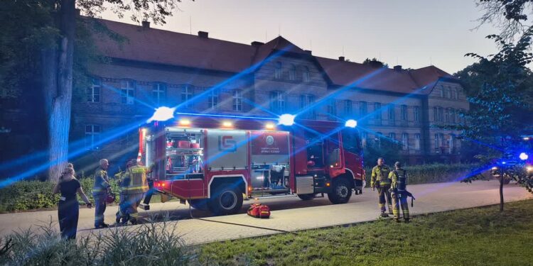 Pożar w DPS przy ul. Walczaka