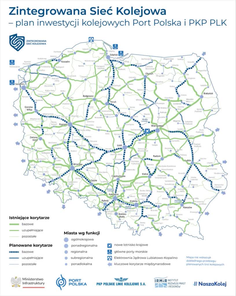 W 2,5 godziny do Warszawy, nowa linia do Szczecina i Gorzów kierunkiem na Berlin. ZSK ma być rewolucją na torach