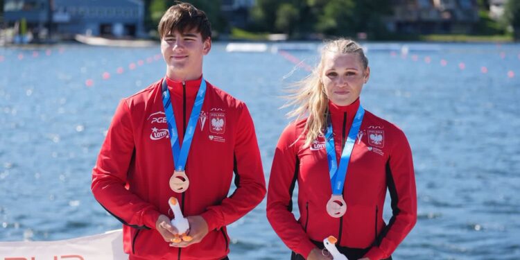 Adam Kuściński i Julia Piasecka (fot. Darren Calabrese/PZKAJ
