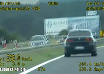 Pędził BMW po S3. Przekroczył prędkość prawie dwukrotnie [WIDEO]