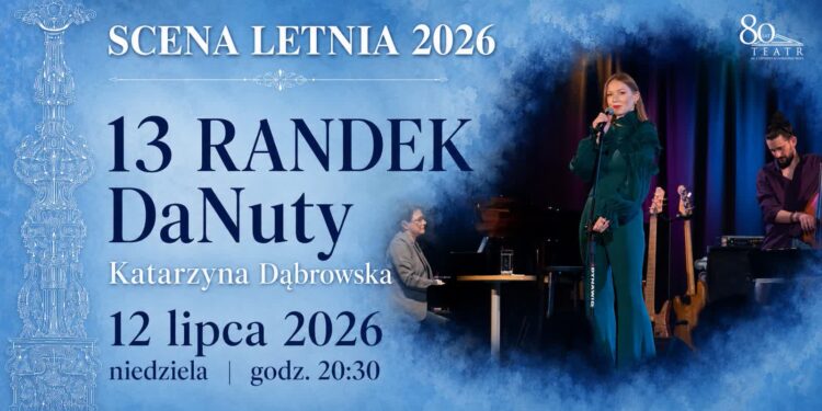 Wieczór z piosenkami Danuty Rinn na letniej scenie