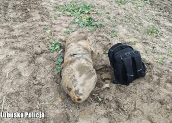 Ponad stukilogramowa bomba na polu w gminie Strzelce Krajeńskie