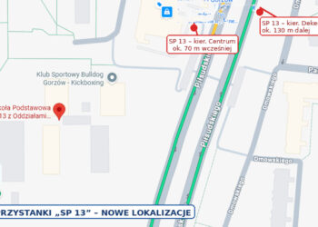 Od jutra zmiana lokalizacji przystanków SP 13