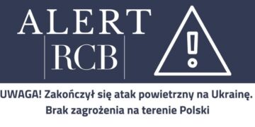 Omyłkowy alert. RCB potwierdza, że to błąd